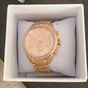 Rose Gold Fossil Watch